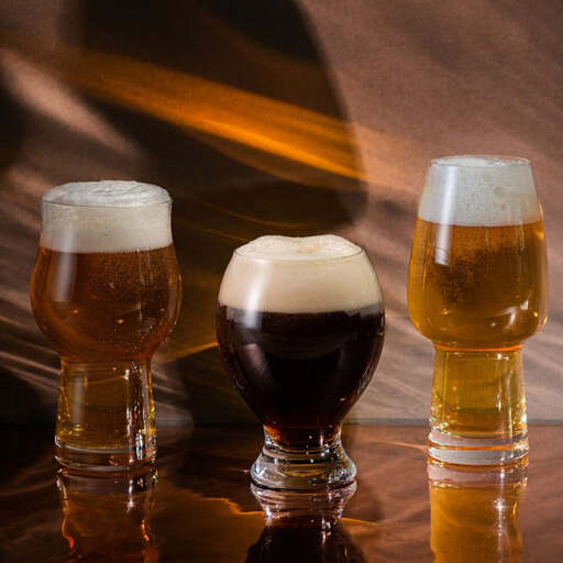 Dartington Crystal Three Cheers for Beers, Set of 3
