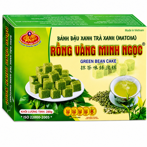 Minh Ngoc Green Tea Mung Bean Cake 280g