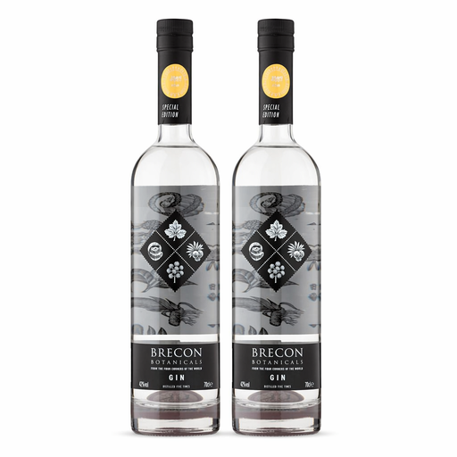 Pack of 2 Brecon Special Edition Botanicals Gin 70cl