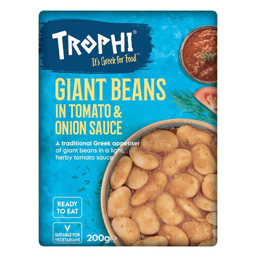 Trophi Giant Beans In Tomato & Onion Sauce 200g