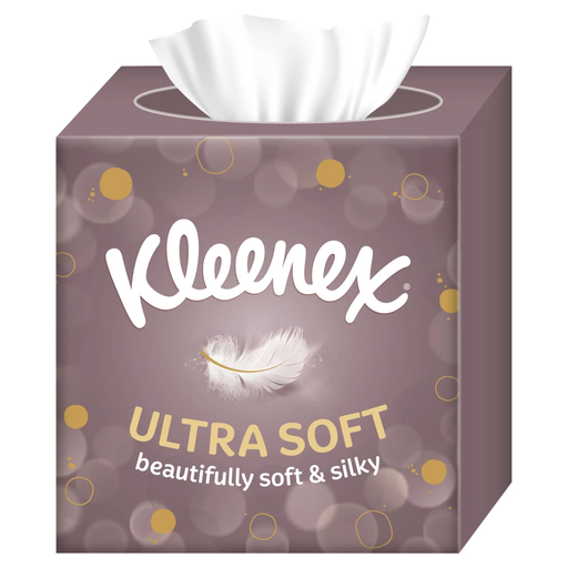 Kleenex Ultra Soft Tissues Cube Box