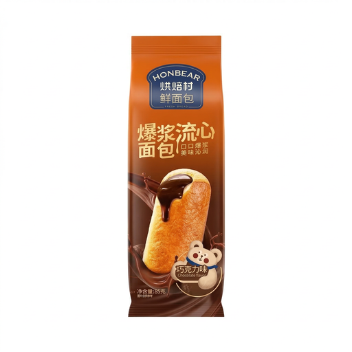 Bakery Village Molten Lava Bread, Chocolate Flavor 85g