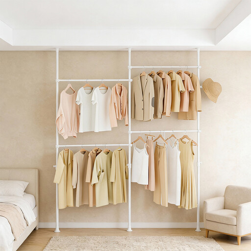 SoBuy Telescopic Clothes Rack