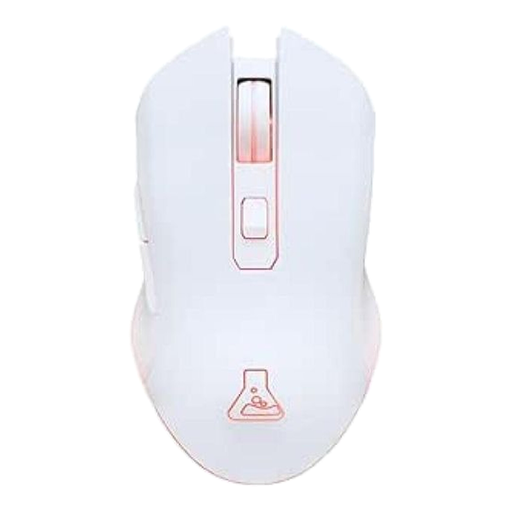 THE G-LAB KULT-HELIUM Souris Gamer Sans Fil Blanche