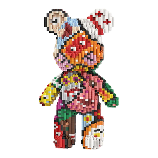 MPIN 3D Bear Construction Set, Chimimoryo Edition, 32 cm