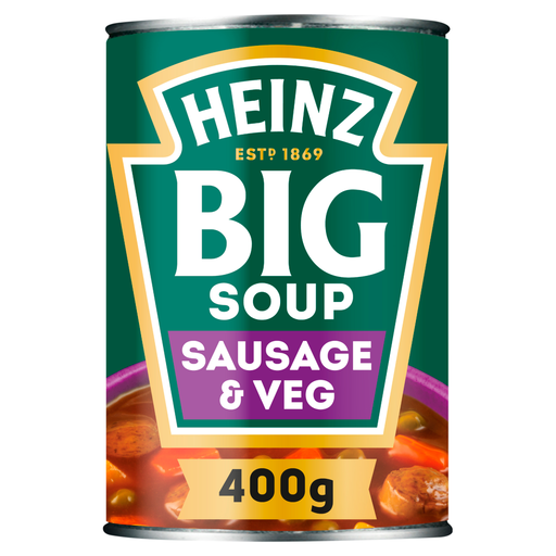 Heinz Big Soup Sausage & Vegetable 400g tin