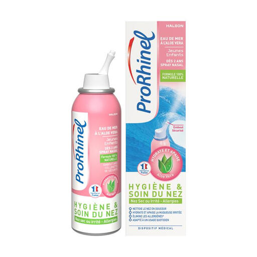PRORHINEL Aloe Vera Sea Water Spray for Young Children, 100 ml