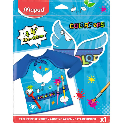 Maped Color'Peps Children's Painting Apron Long Sleeve 4-8 Years