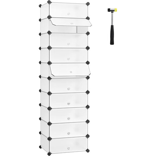 Songmics Schuhregal für 20 Paar Schuhe