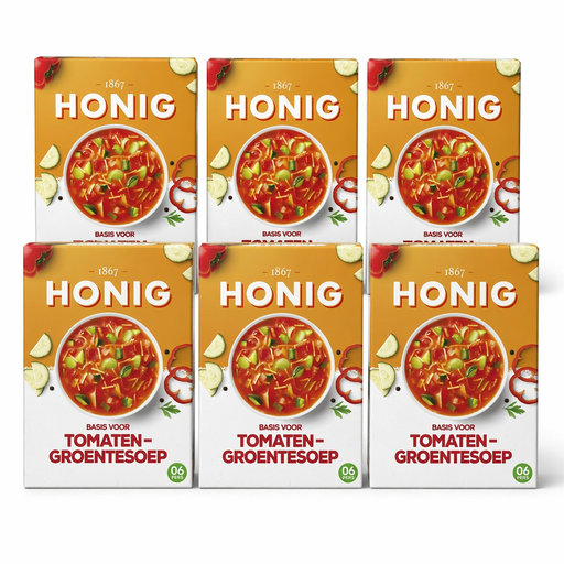 Honig Base Soup Tomato Vegetable - 6 x 79 g