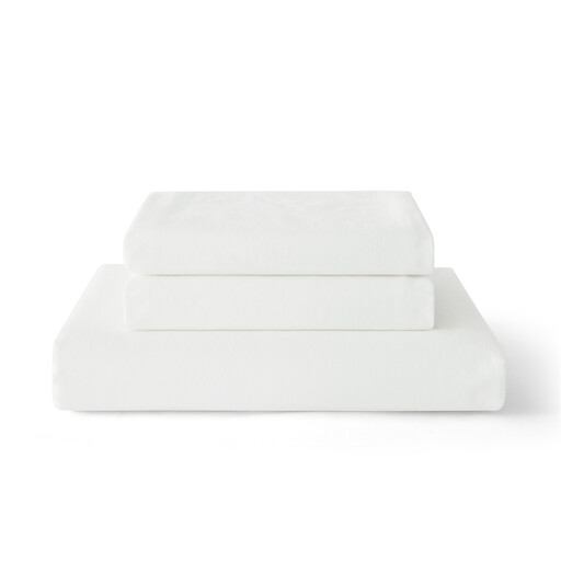 Bettw?sche-Set 135x200 aus 90 % Baumwolle in Wei?