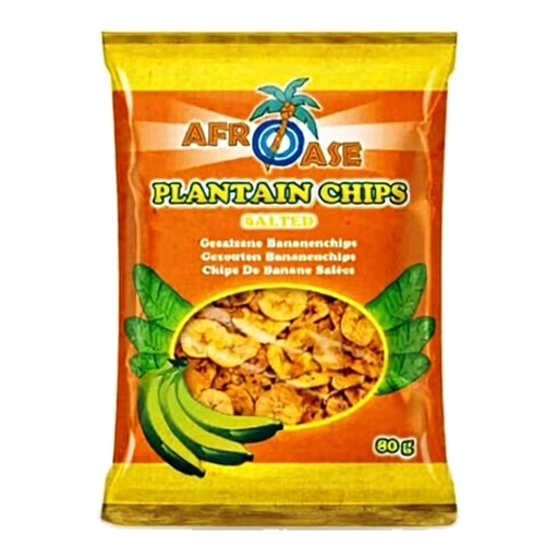 Afroase Plantain Crisps Salted