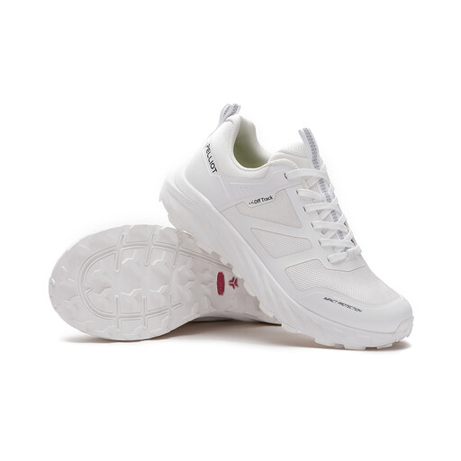 PELLIOT Running Shoes Unisex Lightweight Cushioning – Clean & Breathable, White (EU 38)