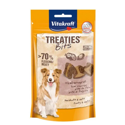 vitakraft Dog Snack Treaties Bits Liver Sausage