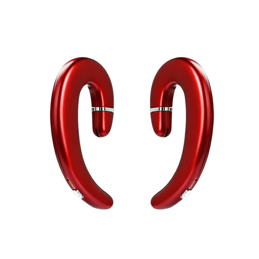 VoxorAI C6 Red Dual-Ear AI Translation Headset
