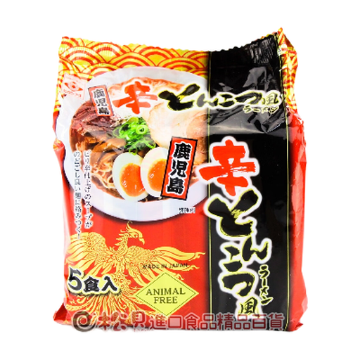 Higashimaru Spicy Tonkotsu Kagoshima Ramen, 5 bags