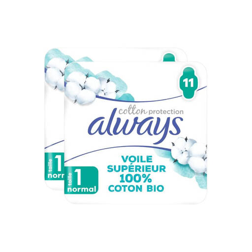 ALWAYS Ultra Cotton Protection Pads with Wings Normal Flow - 22 Count