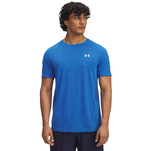Under Armour Vanish Seamless Men's Short Sleeve T-Shirt in Blue Atlantis