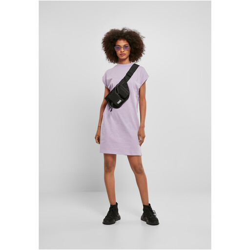 Urban Classics Ladies Turtle Extended Shoulder Dress grey XS