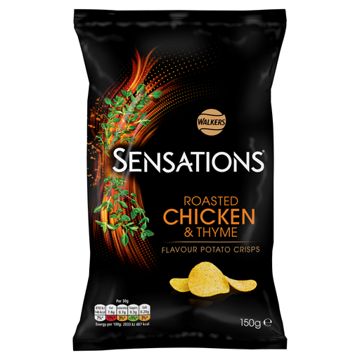 Walkers Sensations Chicken and Thyme 150g