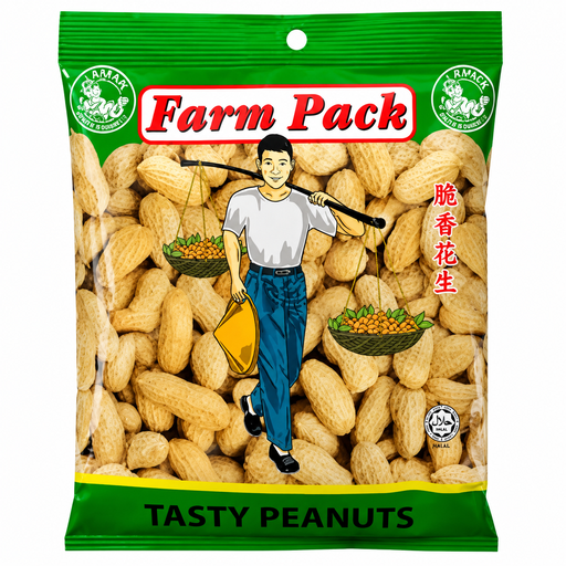 Farm Pack Natural In-Shell Peanuts 300g