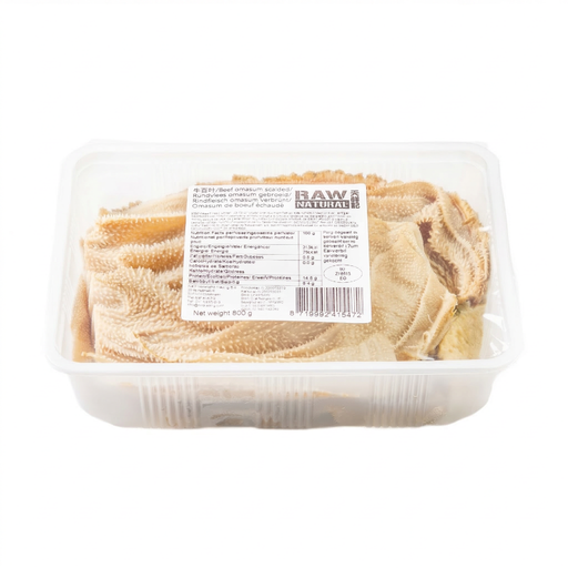 RAW NATURAL Beef Omasum Scalded 800g