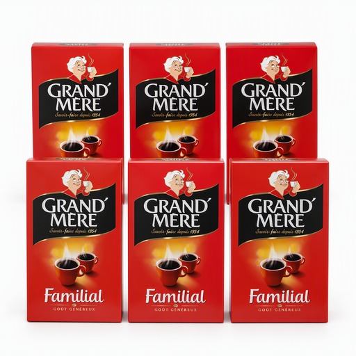 GRAND-MÈRE 咖啡粉，6 包组合装，每包 250 g