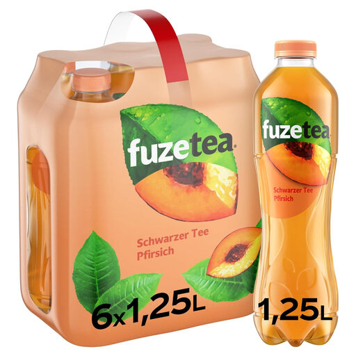Fuze Tea Black Tea Peach 6x1.25L