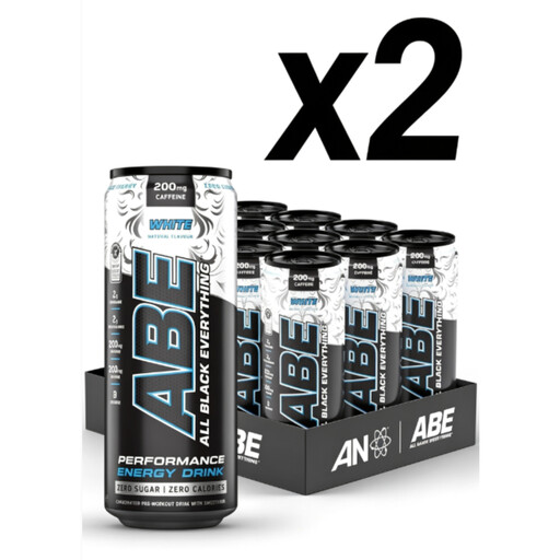 Applied Nutrition ABE White Pre Workout Energy Drink Natural - 12 x 330ml