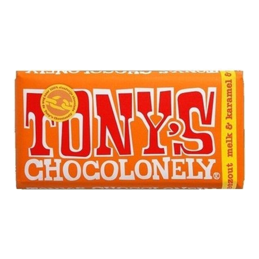 Tony's Chocolonely 牛奶巧克力焦糖海盐味 180 g