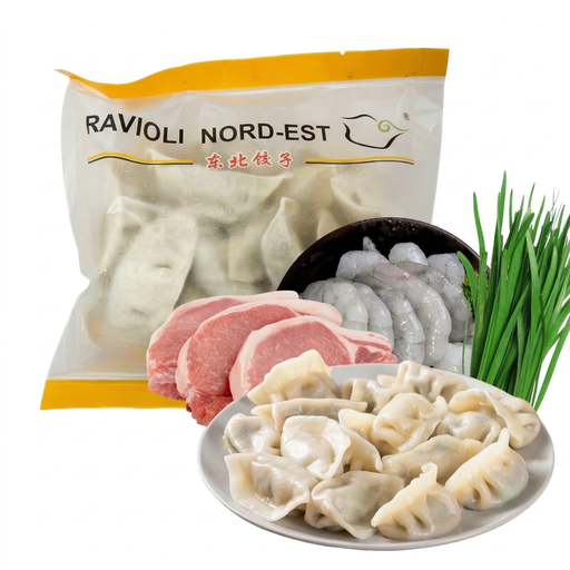 Northeast Dumpling King Raviolis Porc, Ciboulette & Crevette 420g