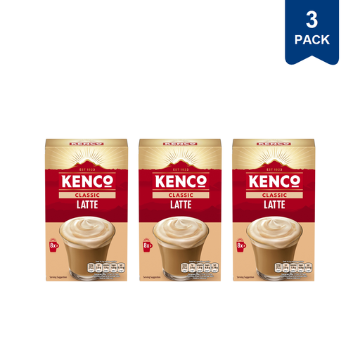 Kenco Original Latte Sachets 8x16.3g 3 Packs