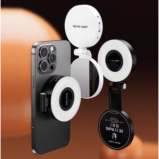 VoxorAI M28 Black – Fill Light for Selfies