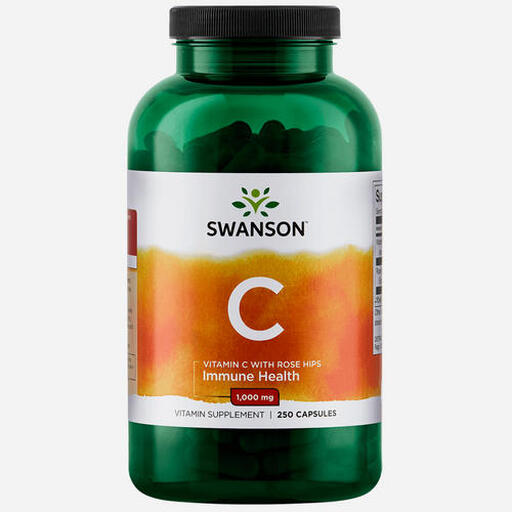 Swanson Vitamin C 1000mg W/RH 250 unités