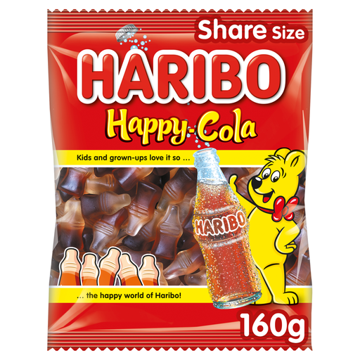 HARIBO Happy Cola 160g bag