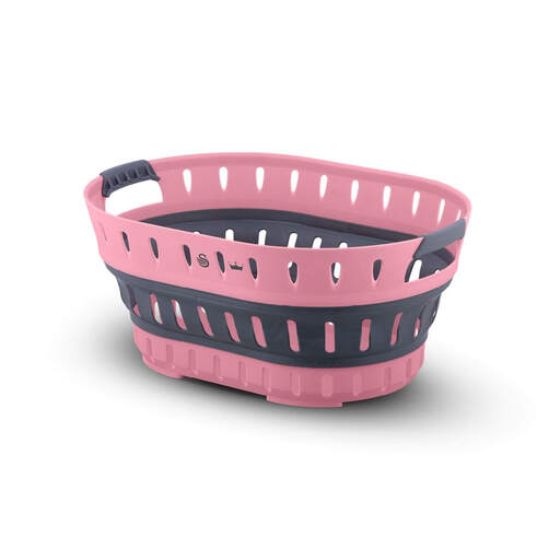 Swan x Lynsey Oval Collapsible Laundry Basket