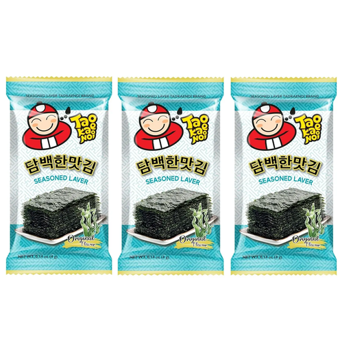 Taokaenoi Seasoned Laver Original 4g*3-Pack
