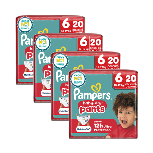 Pampers Baby-Dry Pants size 6 80 nappy pants