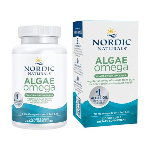 Nordic Naturals Algae Omega-3 Heart & Brain Support Vegan 715mg Softgels