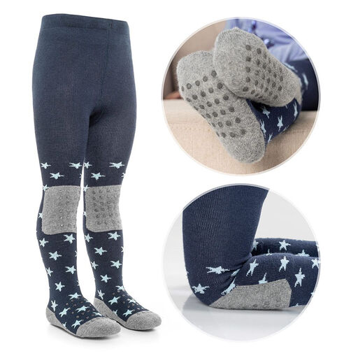 LaLoona Crawling Tights 74/80 Stars/Blue