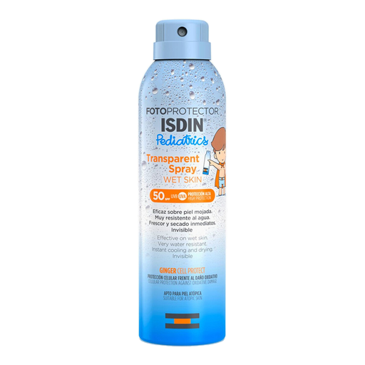 ISDIN Fotoprotector Pediatrics Transparent Spray Wet Skin SPF50+