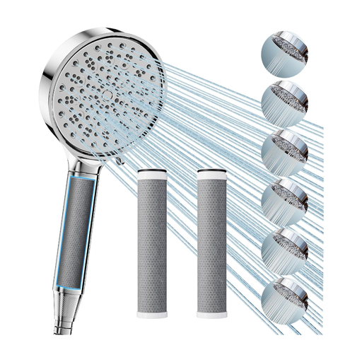 Cobbe Filter Shower Head with Hose, Handheld Shower with 3 Carbon Filters