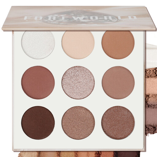 Docolor 9-Color Gem Eyeshadow Palette - Earth Tone