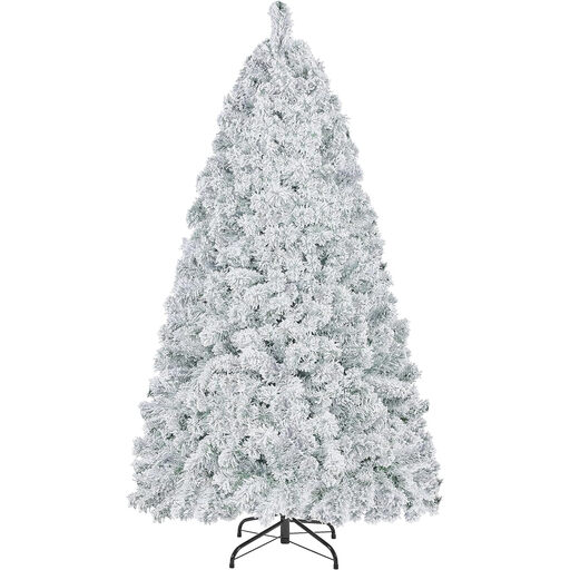 Yaheetech 5FT Flocked Artificial Christmas Tree