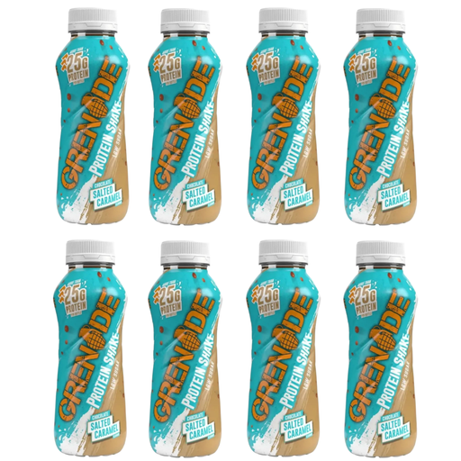 Grenade Protein Nutrition Shake Salted Caramel Flavour, 8 x 330ml