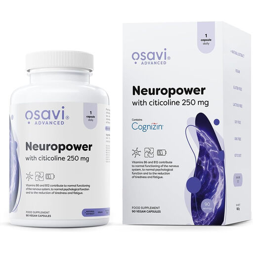 Osavi Neuropower Citicoline Cognition 250mg Vegan Cognitive Support Capsules