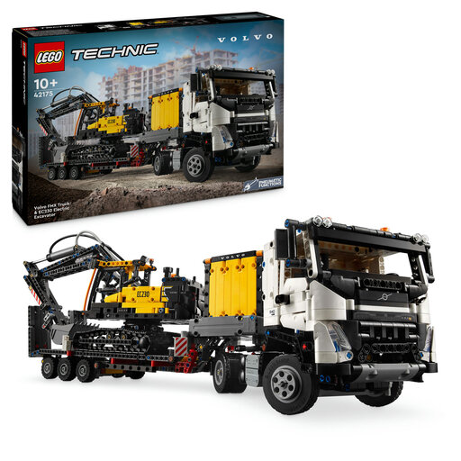 LEGO Technic 42175 Volvo FMX Truck and EC230 Electric Excavator