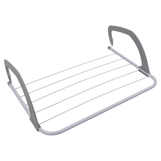 JVL Radiator Laundry Washing Clothes Drying Airer - White- 3m