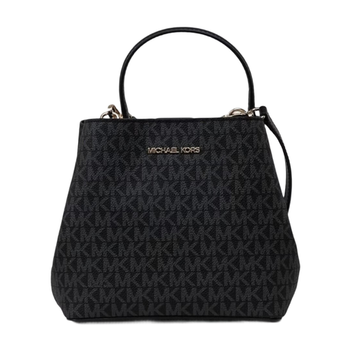 MICHAEL KORS PRATT Satchel Bag-Black