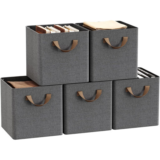 WOLTU Foldable Storage Boxes mit Metallrahmen im 5er-Set